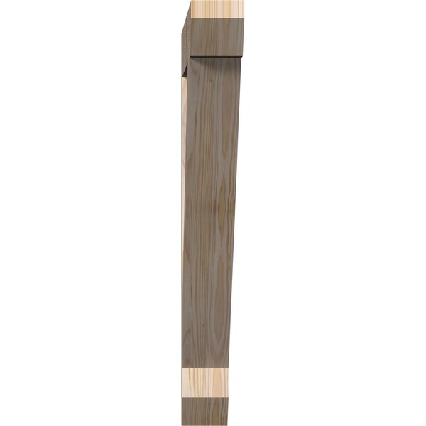 Traditional Slat Smooth Bracket, Douglas Fir, 3 1/2W X 30D X 30H